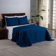 Kit Cobre Leito Colcha Queen Dupla Face Viena 3 Peças