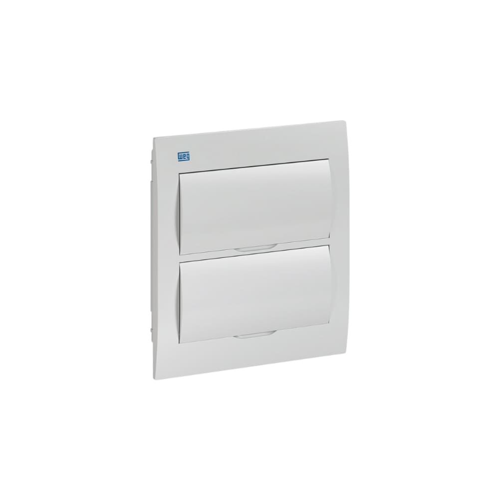 Quadro Distribuicao Qdw02 Embutir Branco 24 Disjuntores