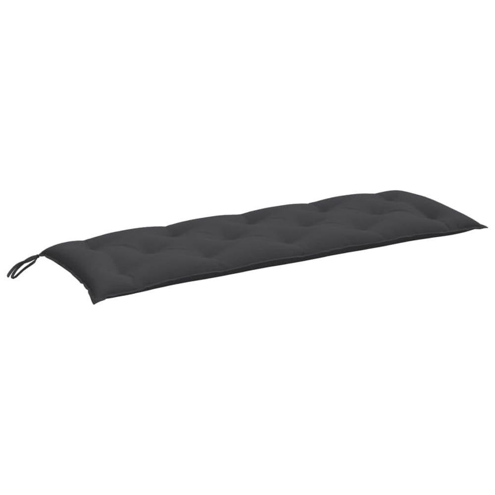 Almofada de banco de jardim VidaXL 150x50x7cm Melange Antracite