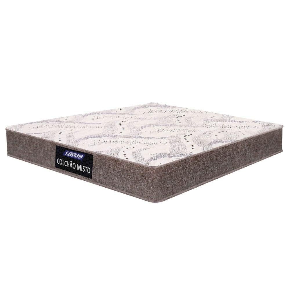 Colchão Casal Gazin Espuma138x188x17cm Camboriú Marrom