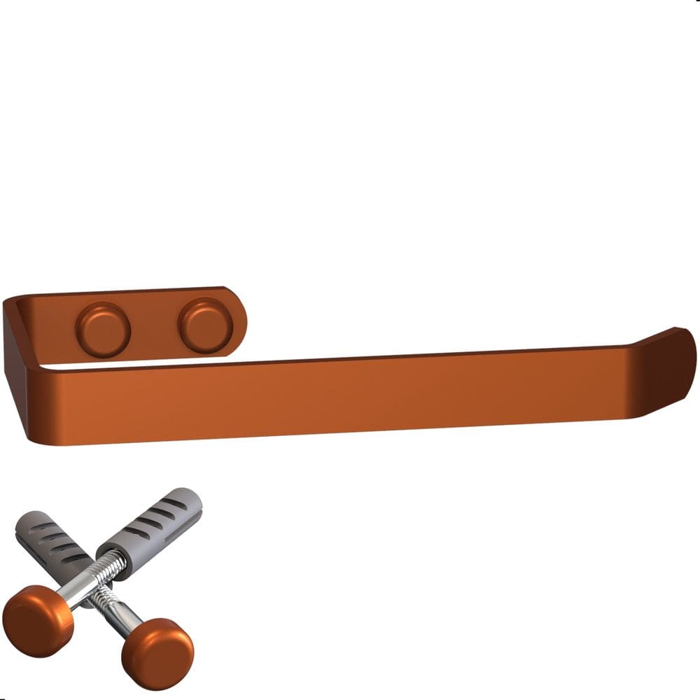 Suporte Porta Papel Higiênico De Parede Rose Gold Plus