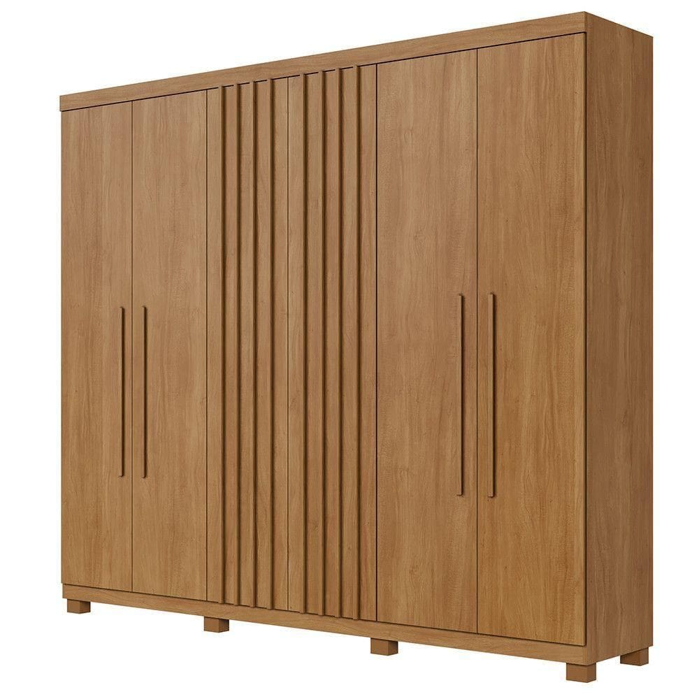 Guarda-roupa - Millano 6 Portas 6 Gavetas - Benetil Cinamomo