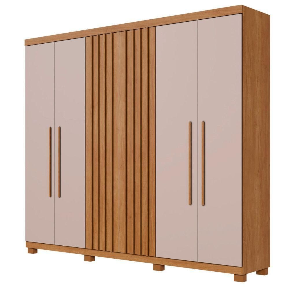 Guarda-roupa - Millano 6 Portas 6 Gavetas - Benetil Cinamomo Off