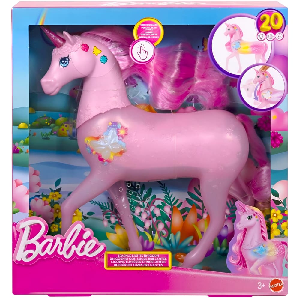Barbie Fantasy Unicórnio Mudança de Cor JCP78 Mattel