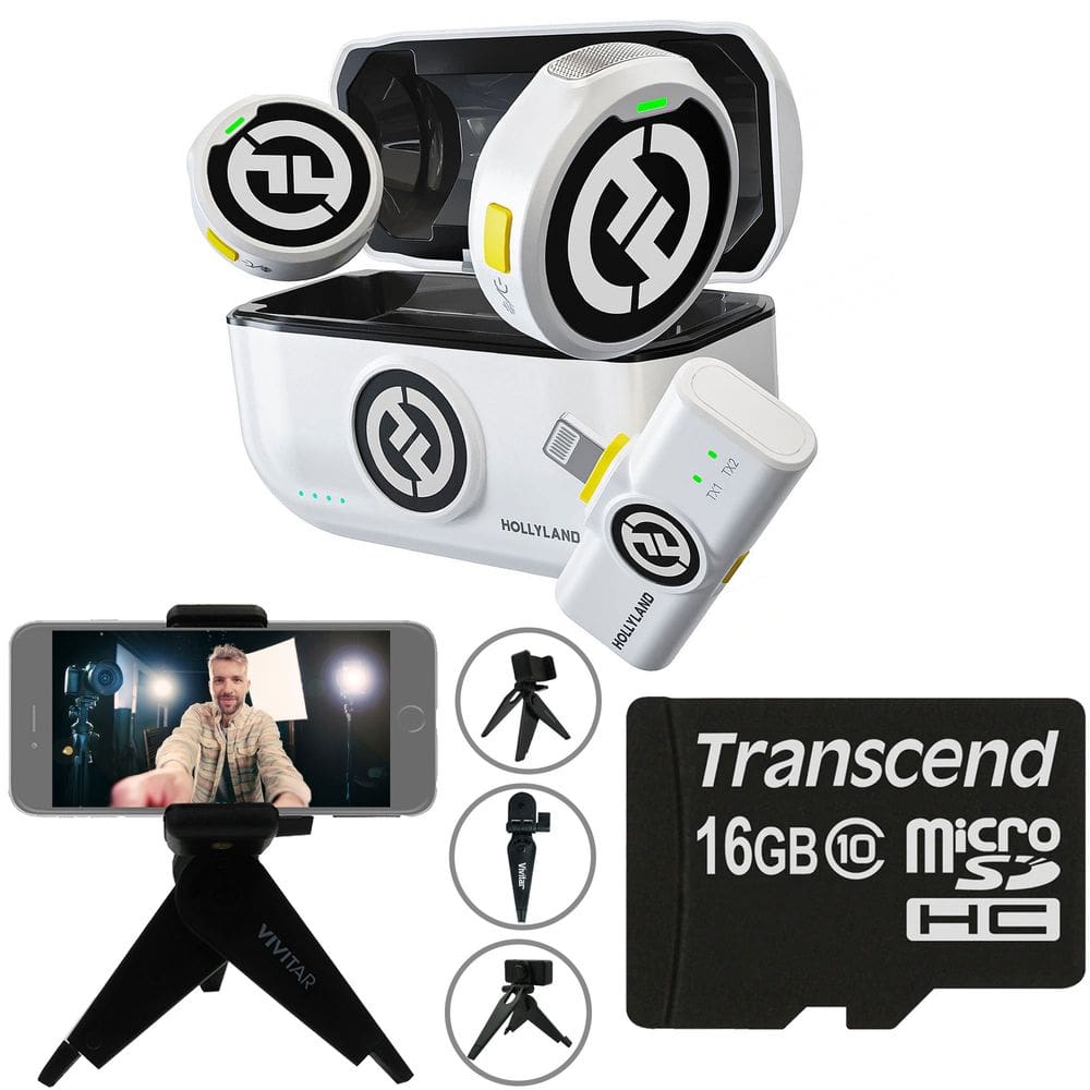 Sistema de microfone sem fio Hollyland LARK M2 DUO para 2 pessoas