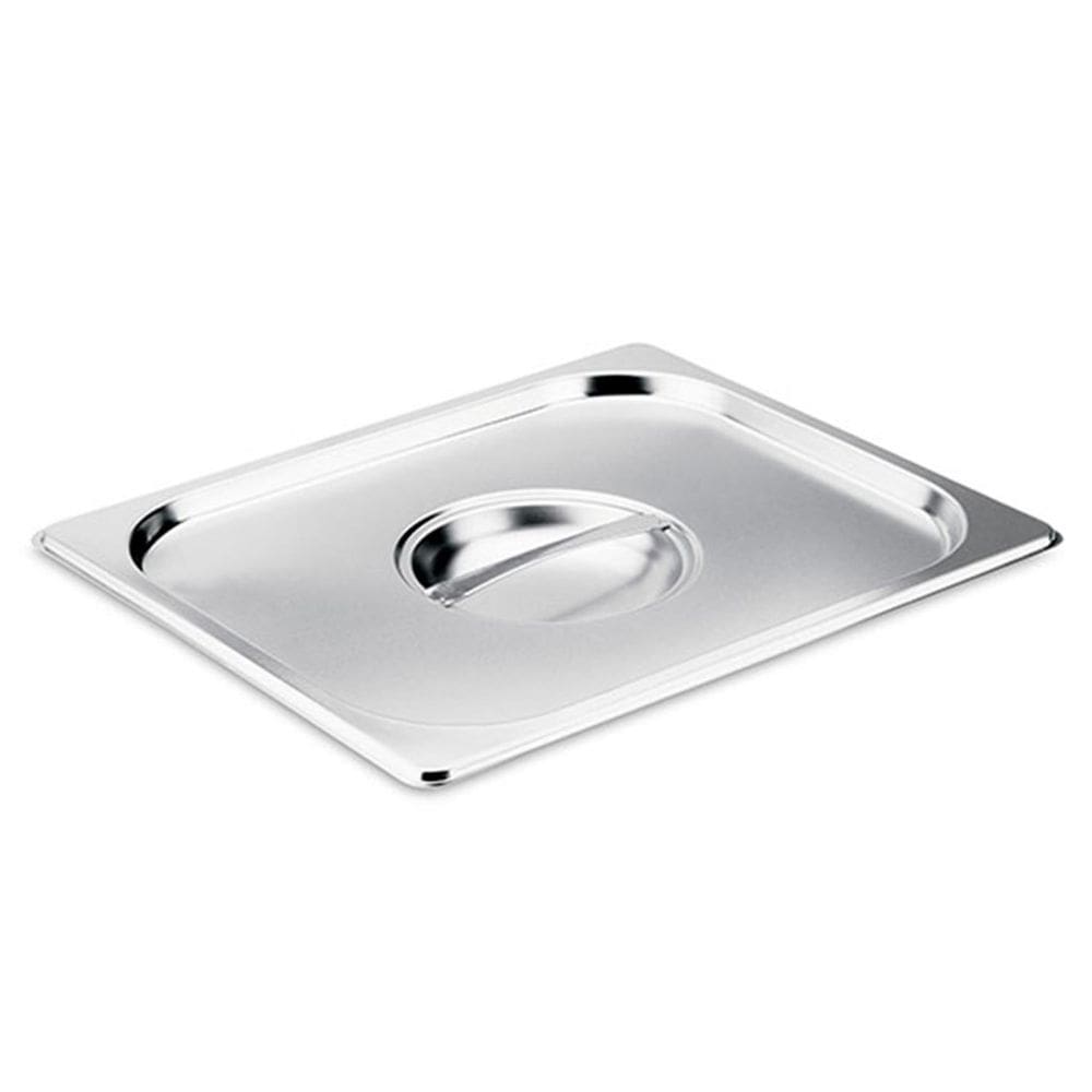 Tampa para Cuba Gastronômica 1/2 Hércules em Aço Inox 33x27 cm