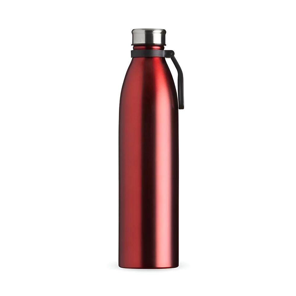 Garrafa De Inox Fosca Com Alça Academia Passeio Vermelho