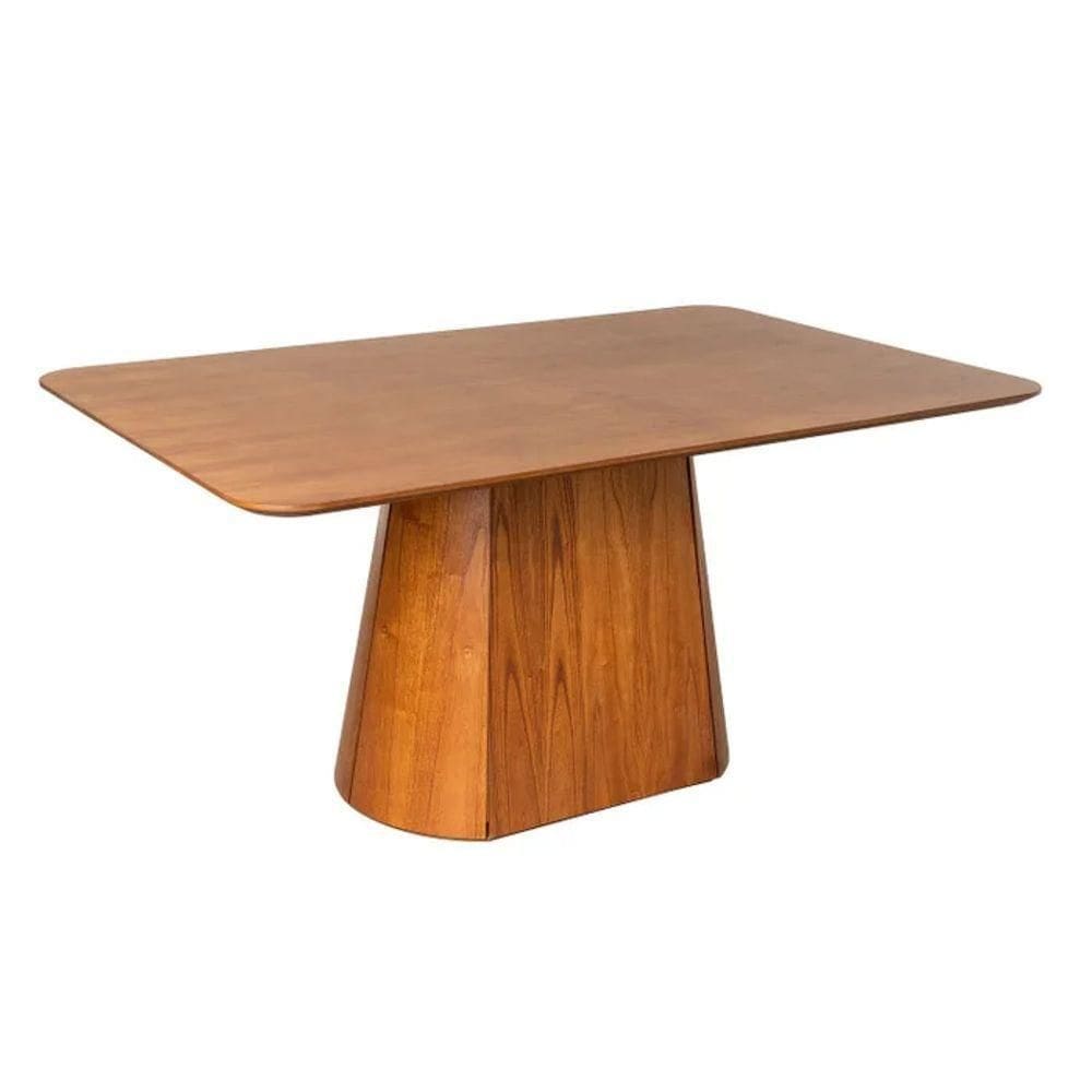 Mesa De Jantar Retangular 160cm Baobá Gtdnexxus Madeiramadeira Cinamomo Canela