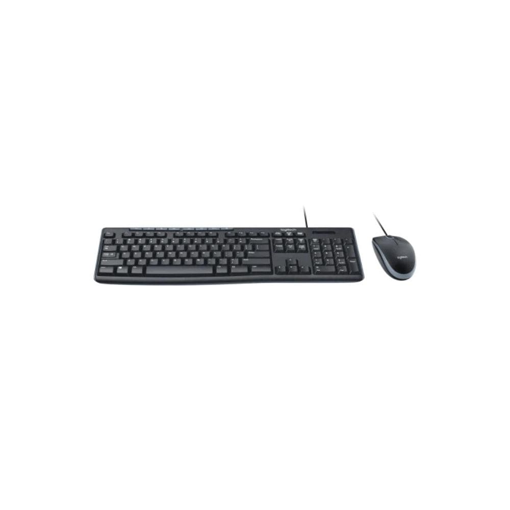 Kit  Teclado  E Mouse Com Fio Logitech Mk200