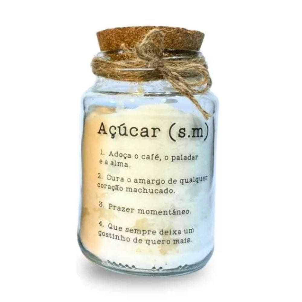 Pote 500ml Hermético Açúcar Sm