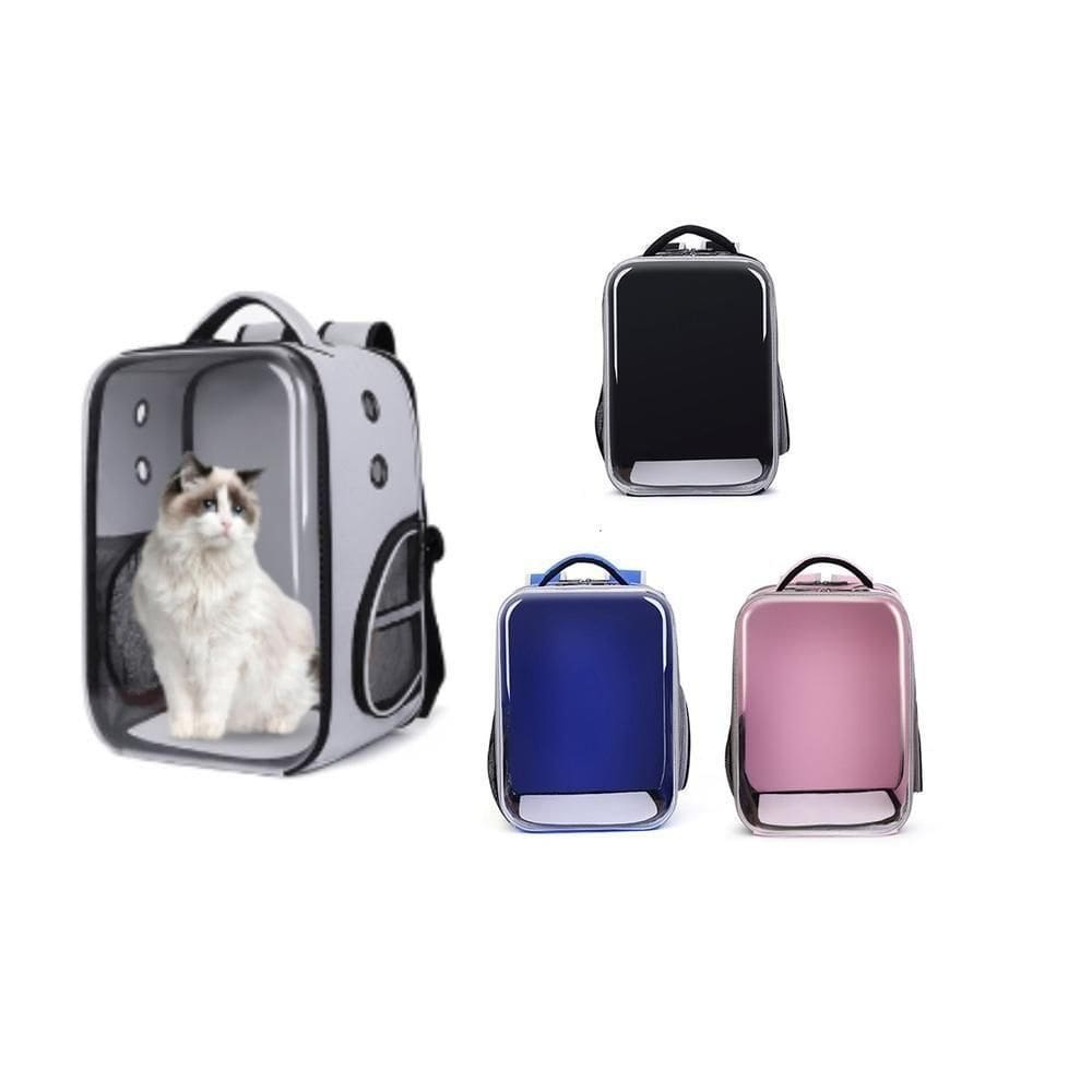 Mochila Pet Bolsa Transporte Cao Gato Cachorro Astronauta Transparente Cor:rosa