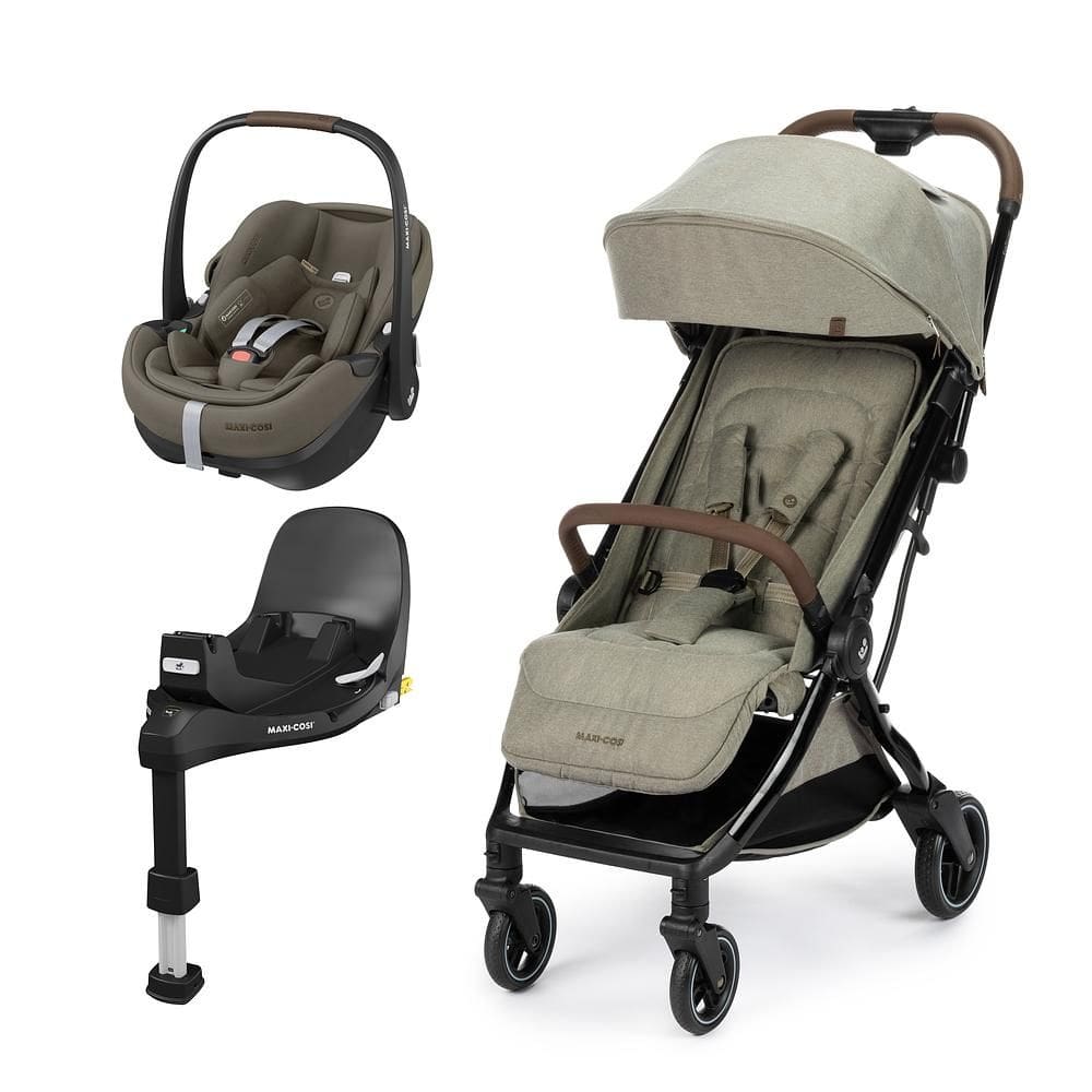 Travel System Eva³ Luxe Pebble 360 Pro - Maxi-Cosi Twillic Truffle