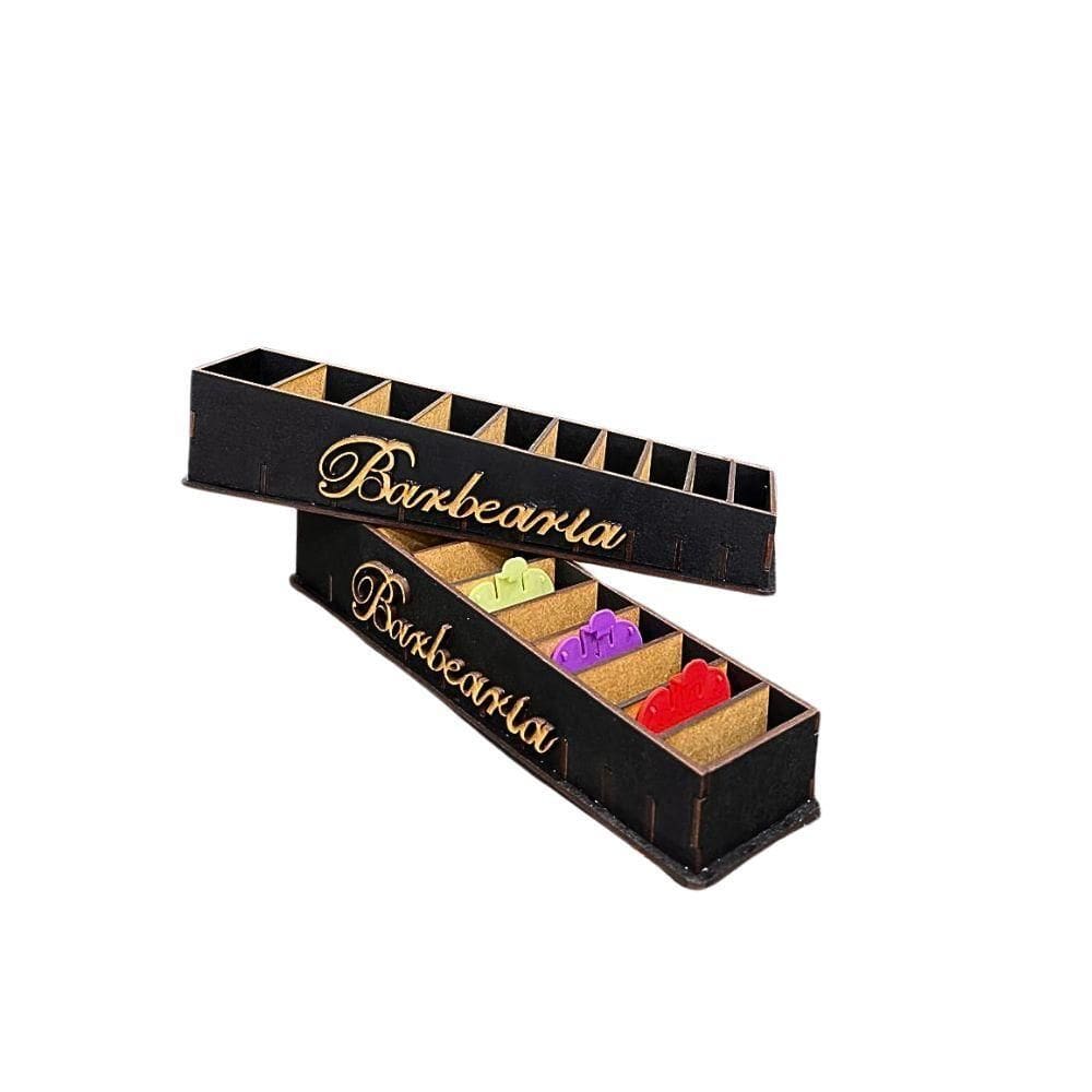 Suporte De Pentes Mdf Organizador Para Pentes Preto