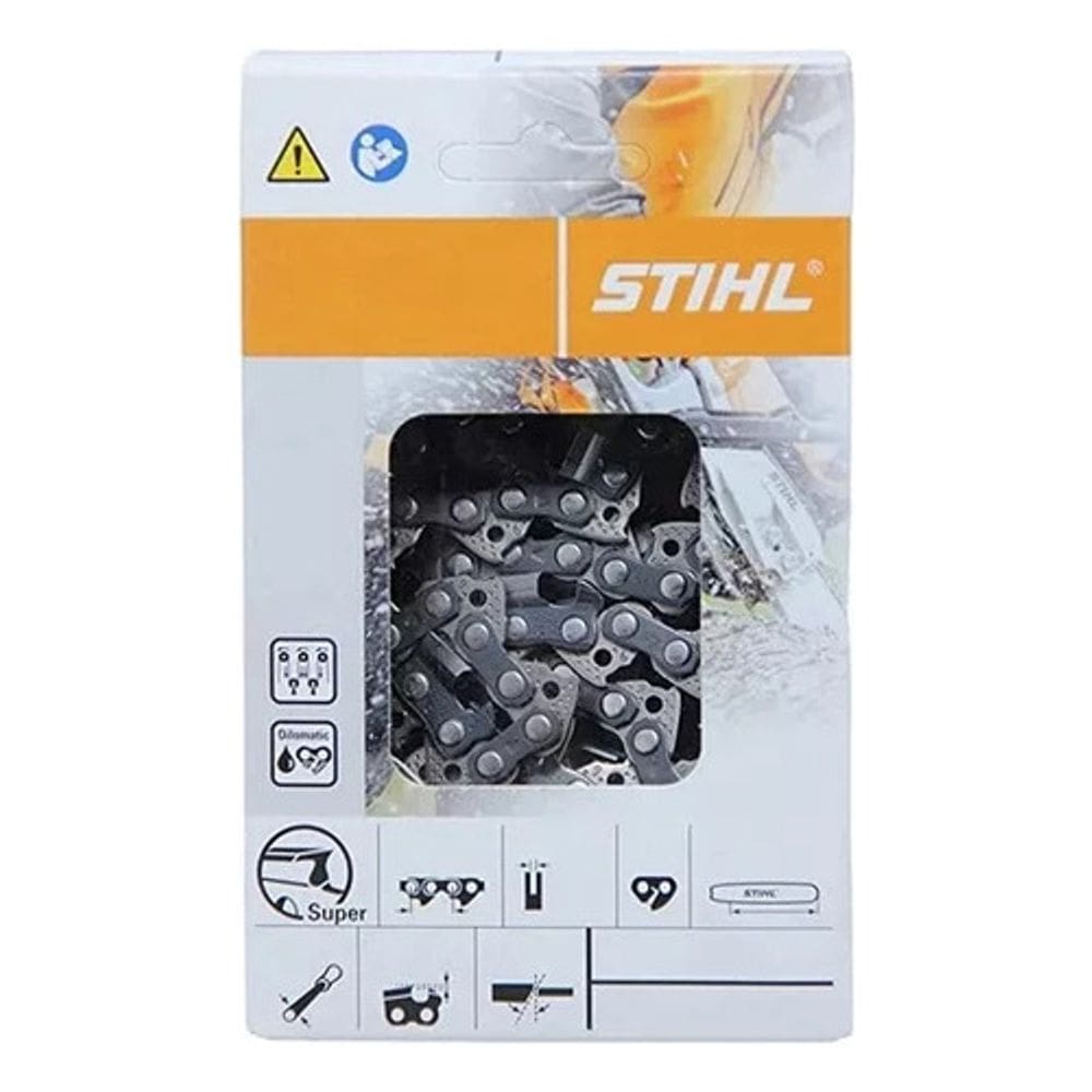 Kit 2 Correntes Motosserra Stihl Ms180 25 Dentes Sabre 35cm