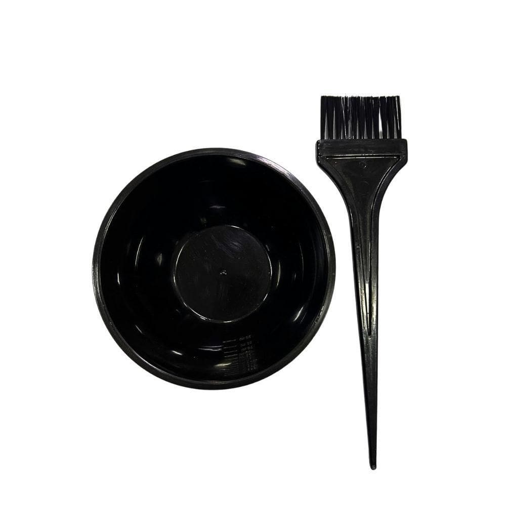 Kit Cumbuca Tigela + Pincel Tintura Coloração Platinado