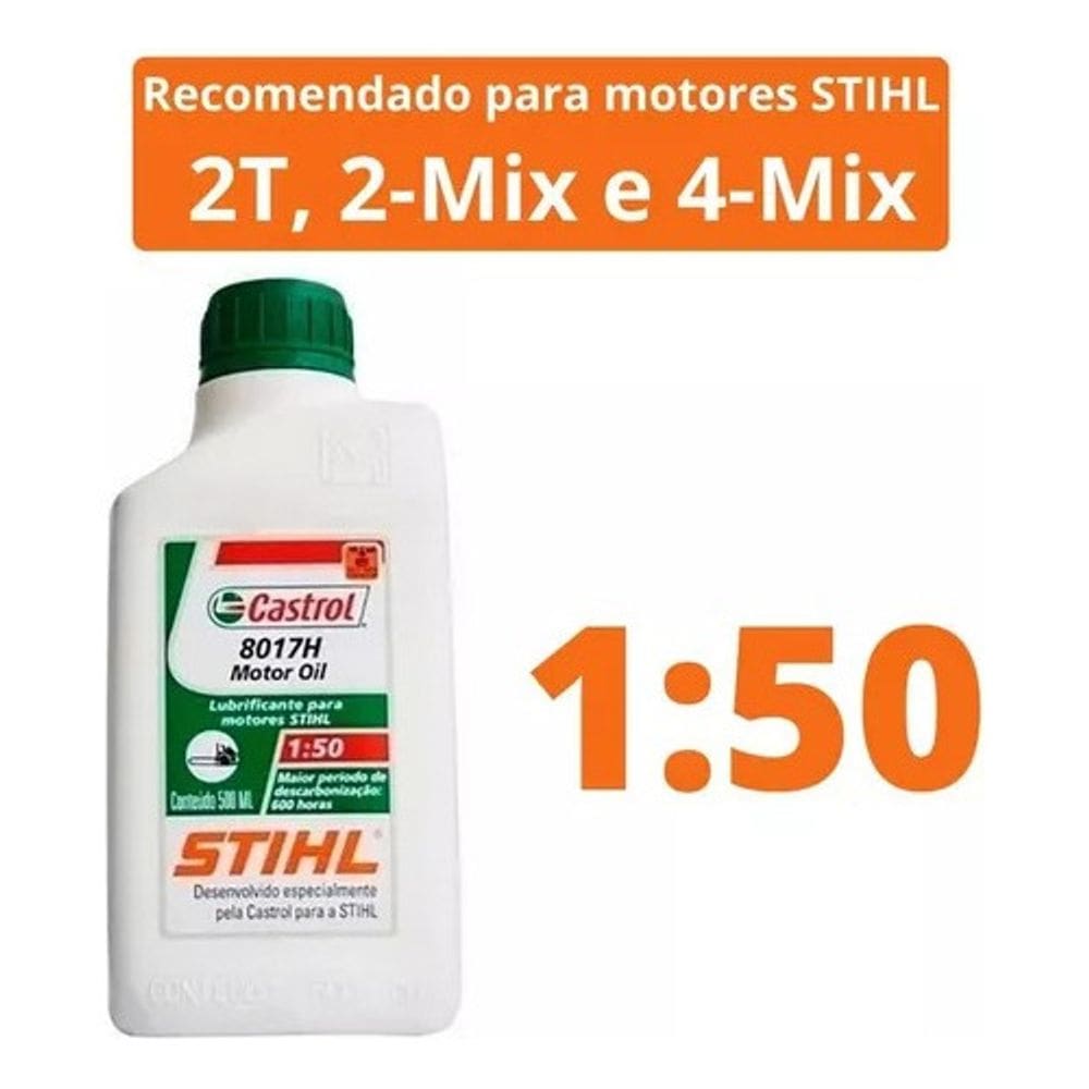 Óleo De Motor Stihl 20w-50 Castrol Motosserras Roçadeiras