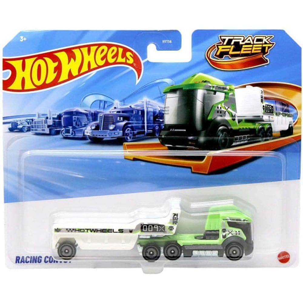 Carrinho - Racing Convoy - Hot Wheels Track Fleet MATTEL