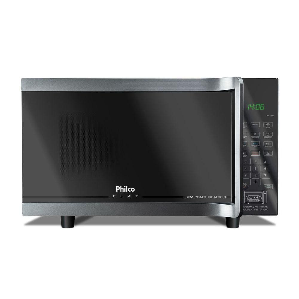Micro-ondas Philco PMO28TF Flat Sem Prato Giratório 28L 1400W 110V