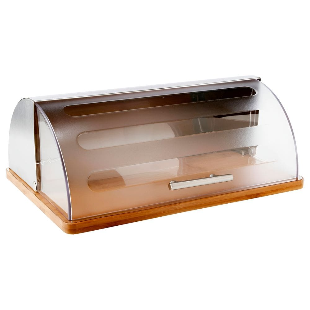 Cesta de Madeira Porta Pão Biscoito Bolacha 39cm C/Tampa
