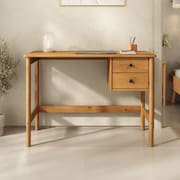 Escrivaninha Quarto 2 Gavetas 110 cm Madeira Freijó Marlo