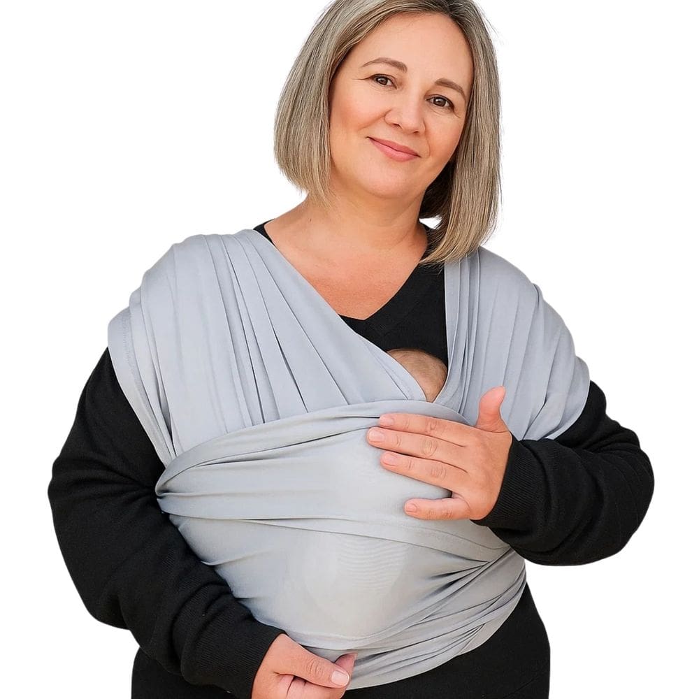 Sling Plus Size Ergonômico para Bebê | Carregador Tipo Camiseta Respirável e Ajustável | Conforto Seguro até 20kg – Best Sling
