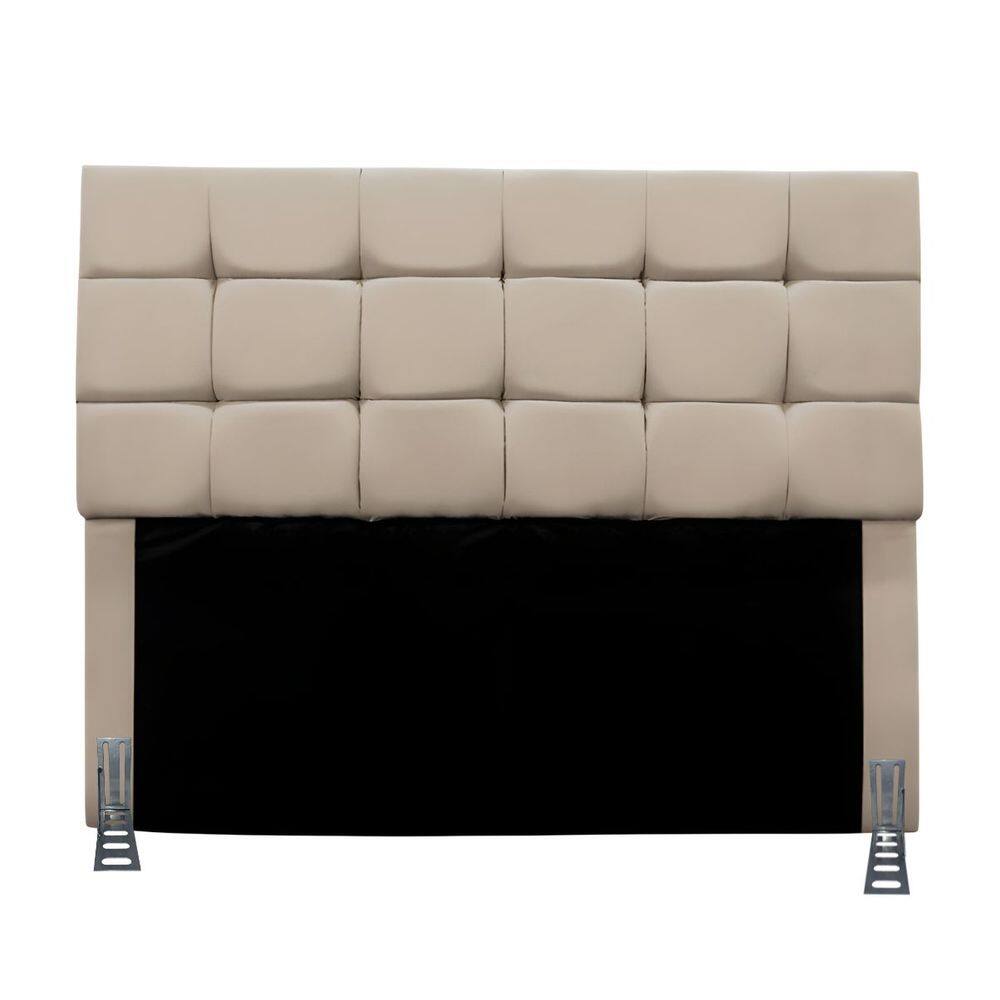 Cabeceira Queen 160 cm Estofada Mali em Suede Com Frame
