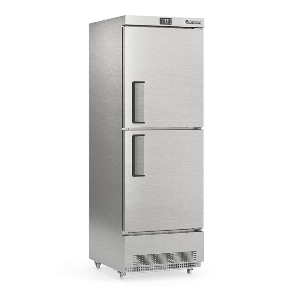 Conservador Vertical Gdf-57 Inox Ar Forçado 2 Portas 220V - Gelopar