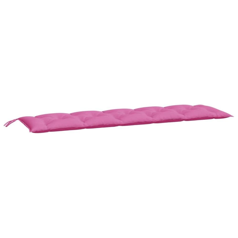 Almofada de banco de jardim VidaXL Vibrant Pink Oxford 70,9x19,7x2,8