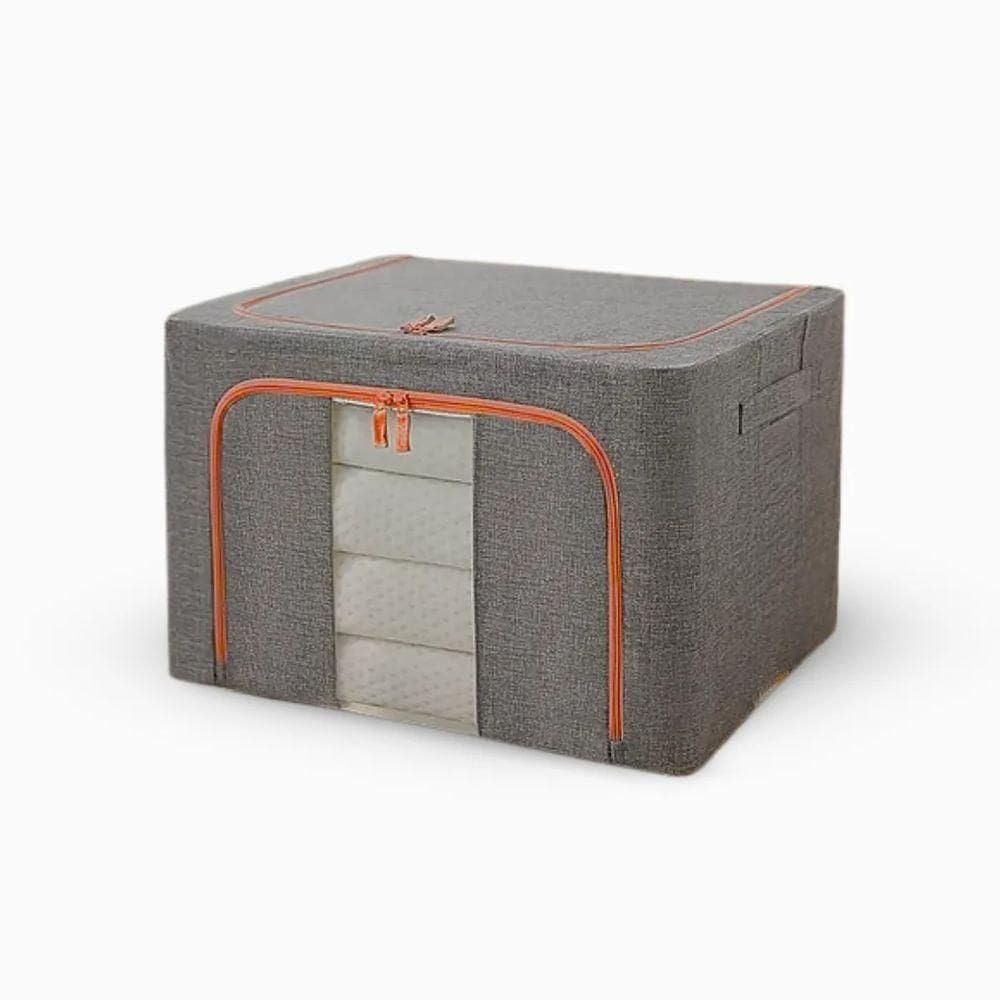 Caixa Organizadora De Roupas Multiuso Dobrável - Cinza