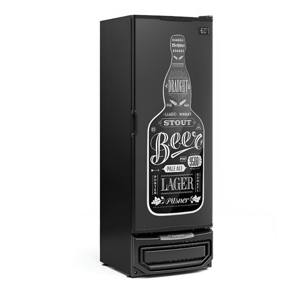 Cervejeira Gcb-40 Pr 410 Litros Porta Cega Preto 220V - Gelopar