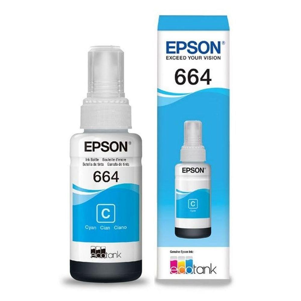 Refil Epson 664 - Ciano - 70ml - T664220al