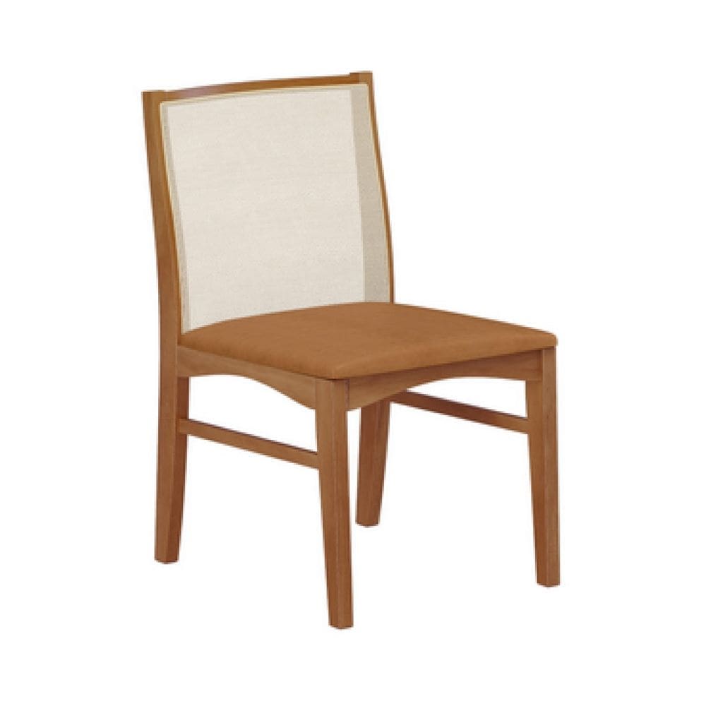 Cadeira Em Madeira Com Tela Capri Courano 47 Tela 36