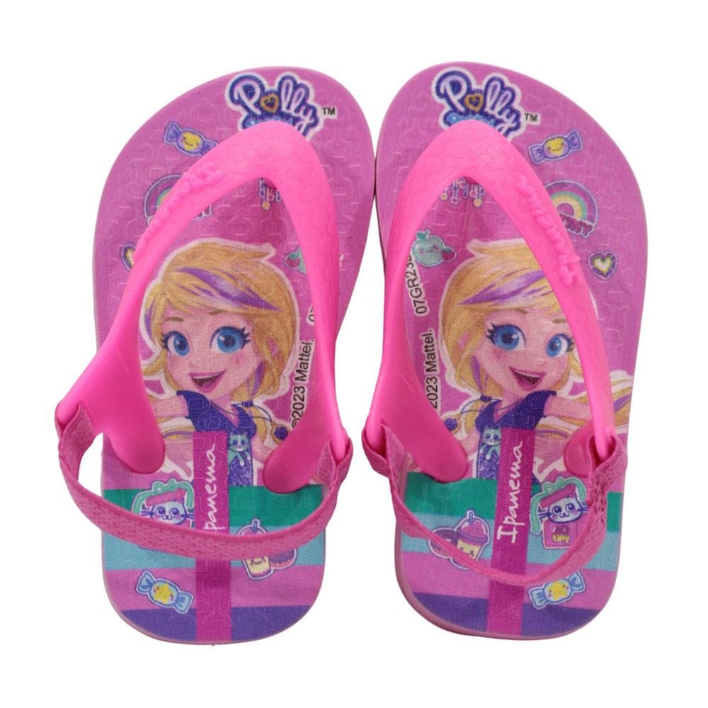 Chinelo Bebe Ipanema 26349 Polly Max Steel Rosa