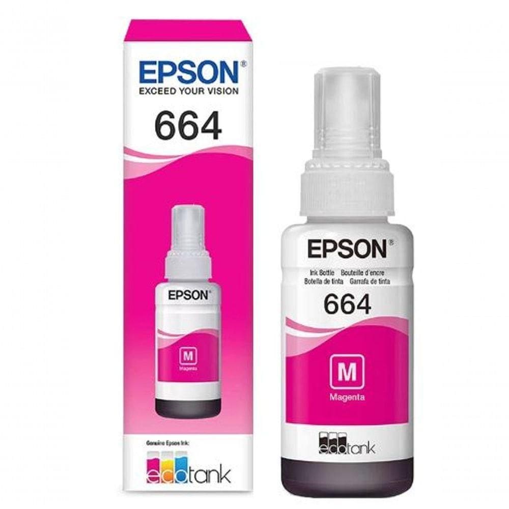 Refil Epson 664 - Magenta - 70ml - T664320a