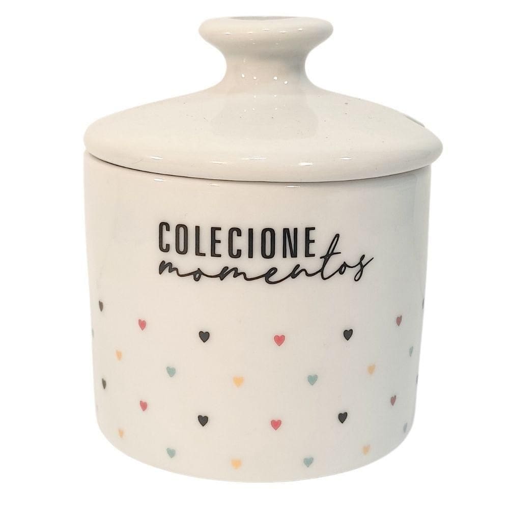 Açucareiro Porcelana Mini Coração