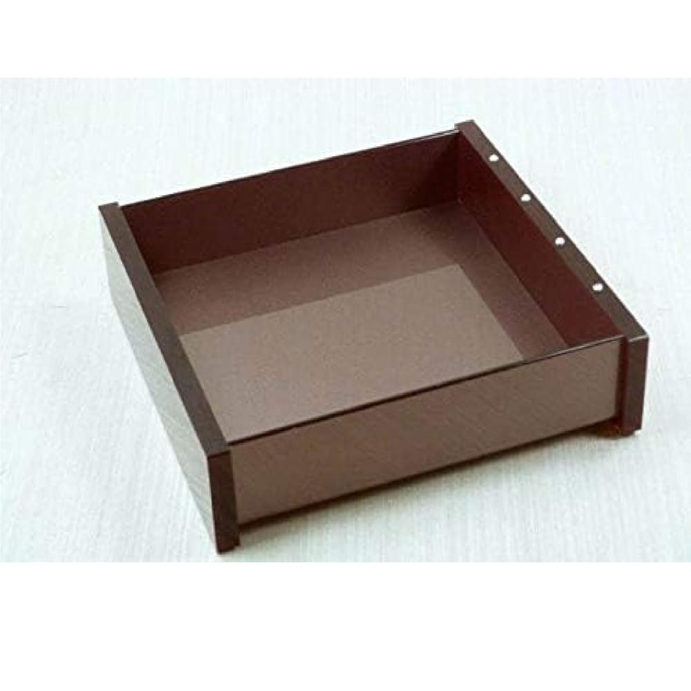 Bandeja Quadrada em Acrílico Com Strass Chocolate - Decor Acrílicos