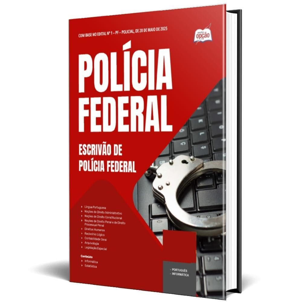 Apostila Polícia Federal Pf 2025 - Escrivão Polícia Federal