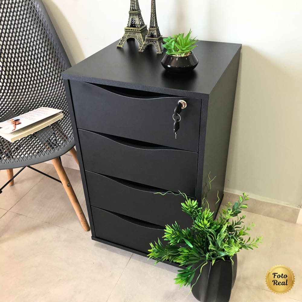 Gaveteiro Bit Preto 5671