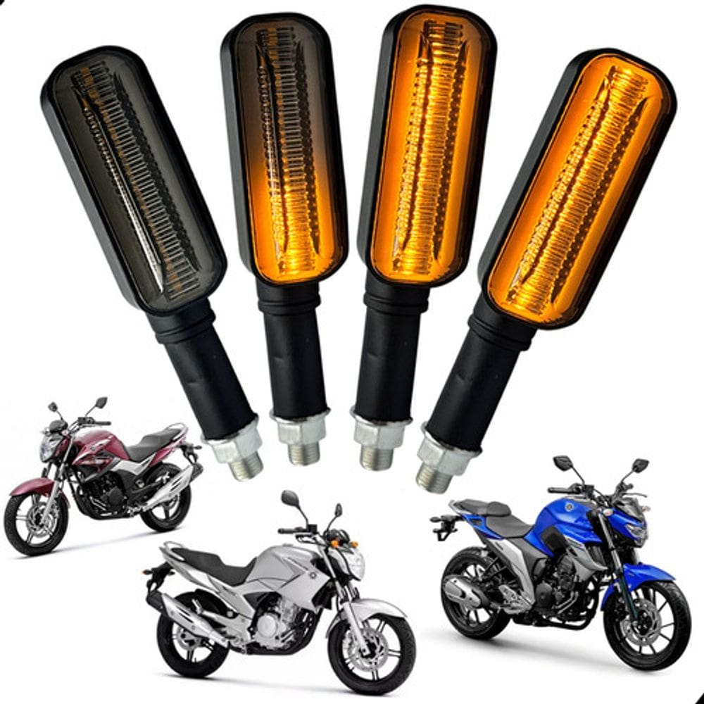 Lanterna Lux Led Seta Moto Dianteira Traseira Ceta