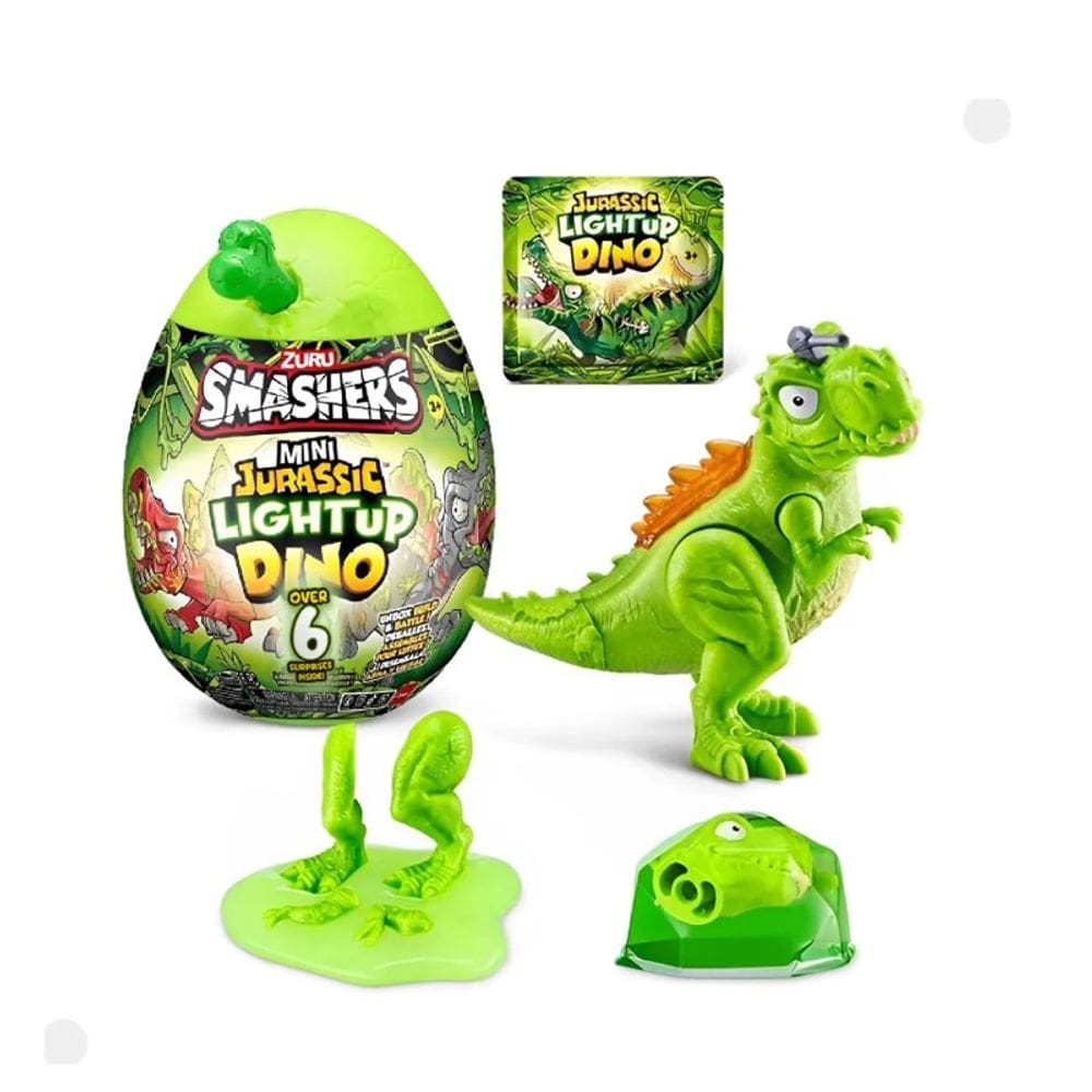 Smashers Light Ovo Médio Jurassic Verde Série 1 - Fun