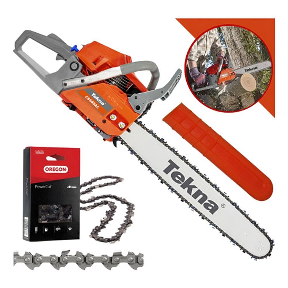 Motosserra Profissional Tekna Cs58ac 3,35hp Sabre Grande 20