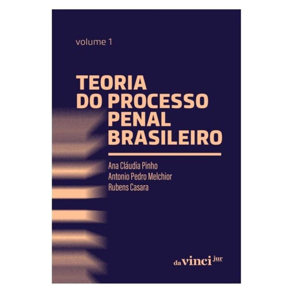 Teoria Do Processo Penal Brasileiro - Vol. 1