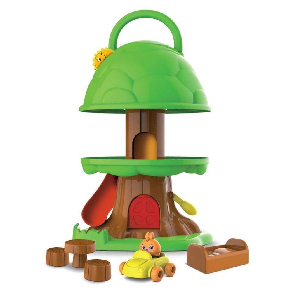 Casa Da Arvore Abre e Fecha Com Acessorios Elka