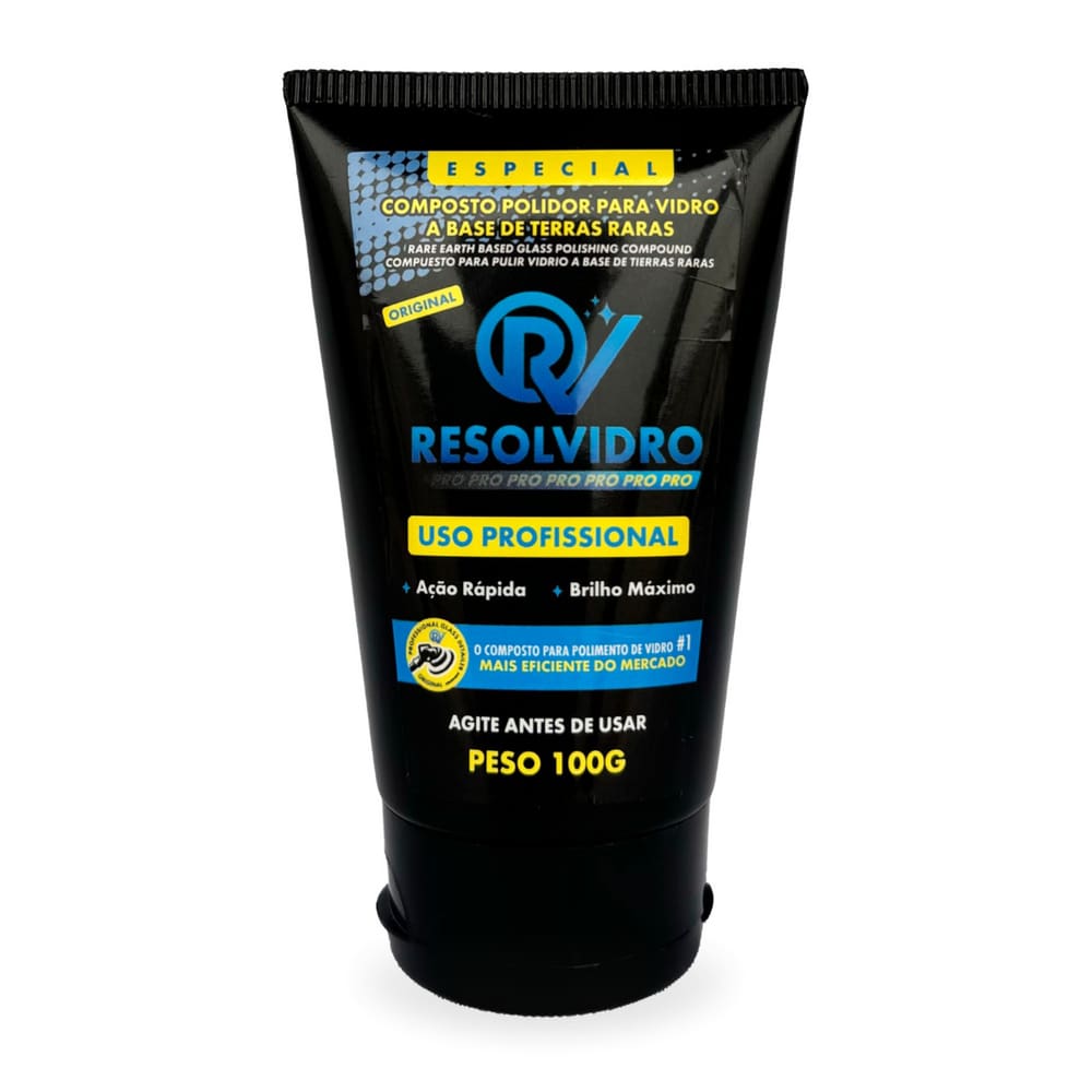 Composto Polidor Para Vidros Pronto Uso 100g Resolvidro