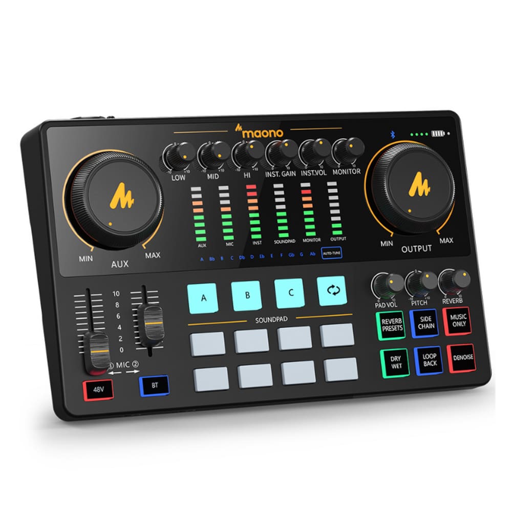 Mesa De Som Maono Caster E2 USB/Bluetooth 20Hz-20kHz Preto - AME2