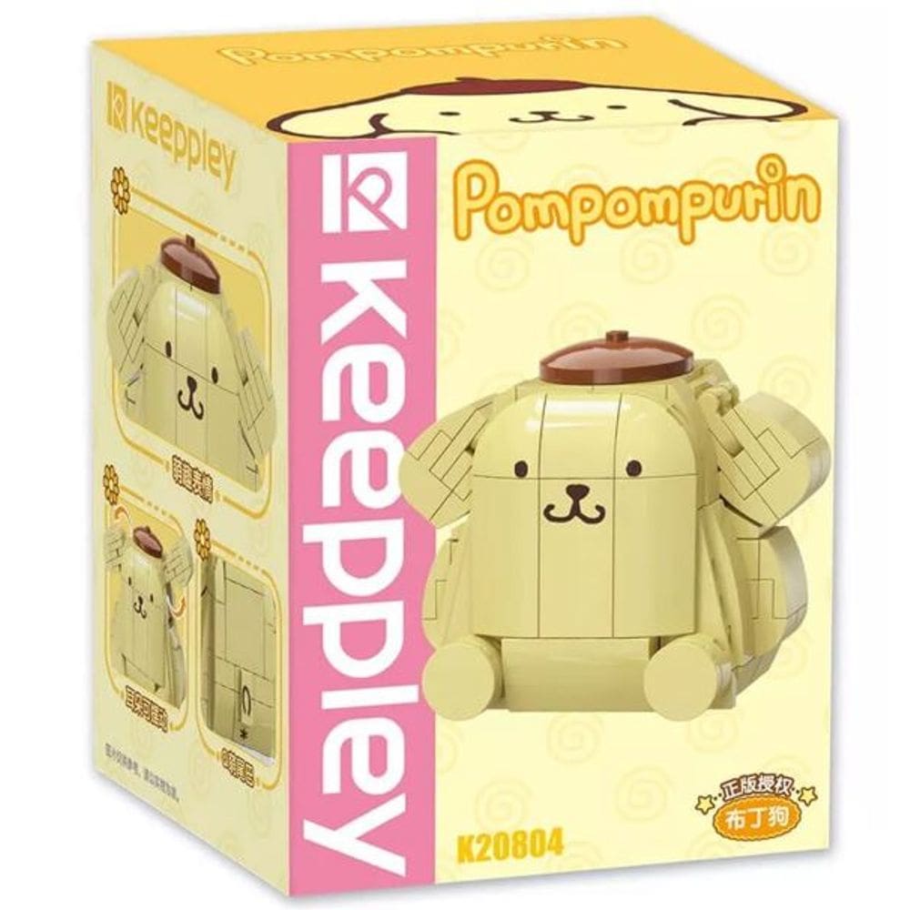 Bloco de Montar Keepplay Personagem Pompompurin Hello Kitty e Amigos