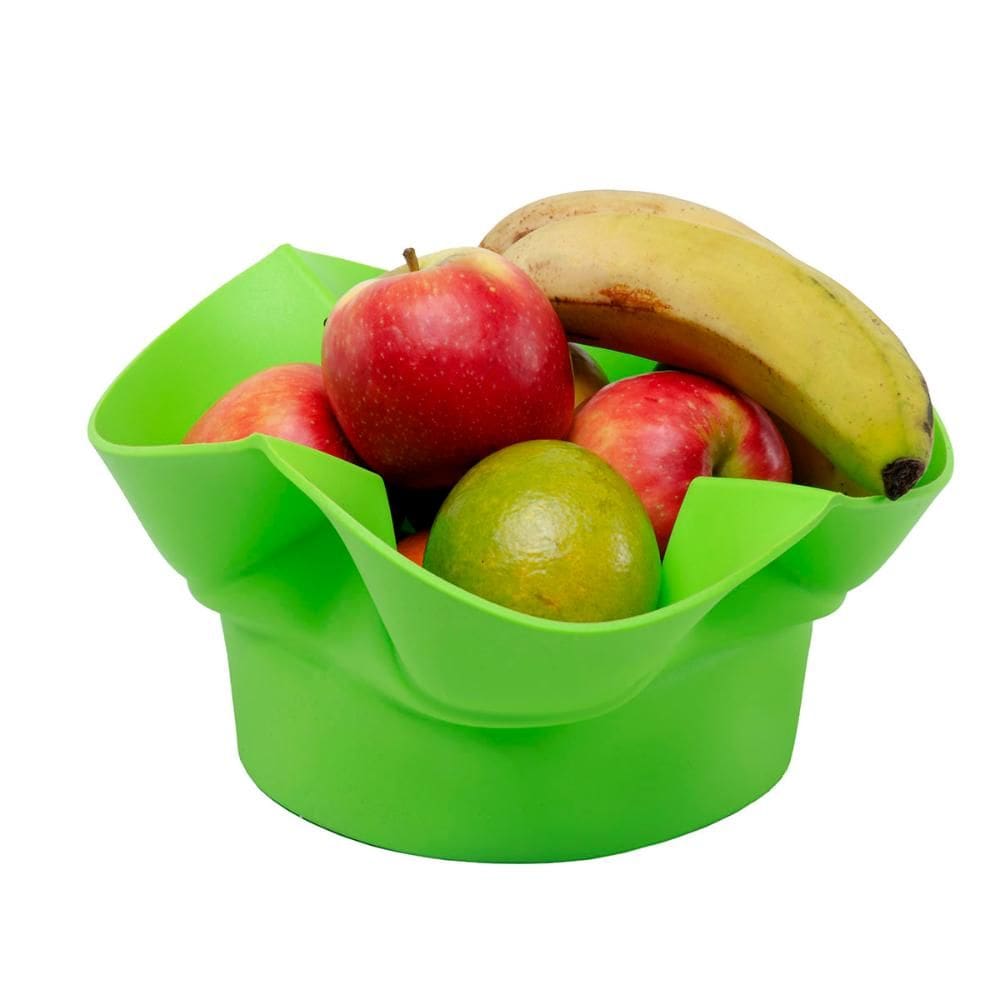 Vaso em Silicone 2 em 1 Multiuso Fruteira Verde Silikomart