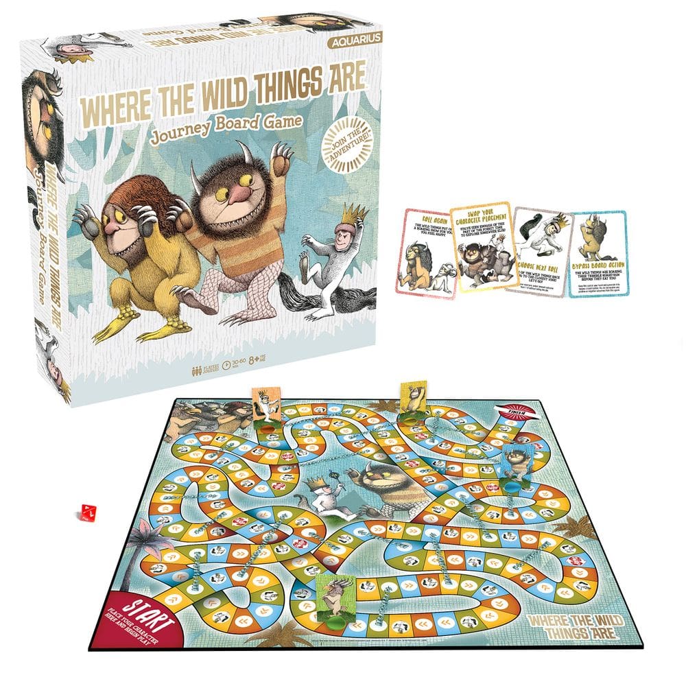 Jogo de tabuleiro AQUARIUS Where the Wild Things Are Journey
