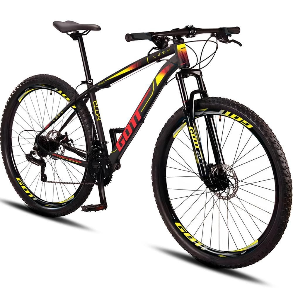Bicicleta Aro 29 Alumínio Gott 24v Shimano Leev