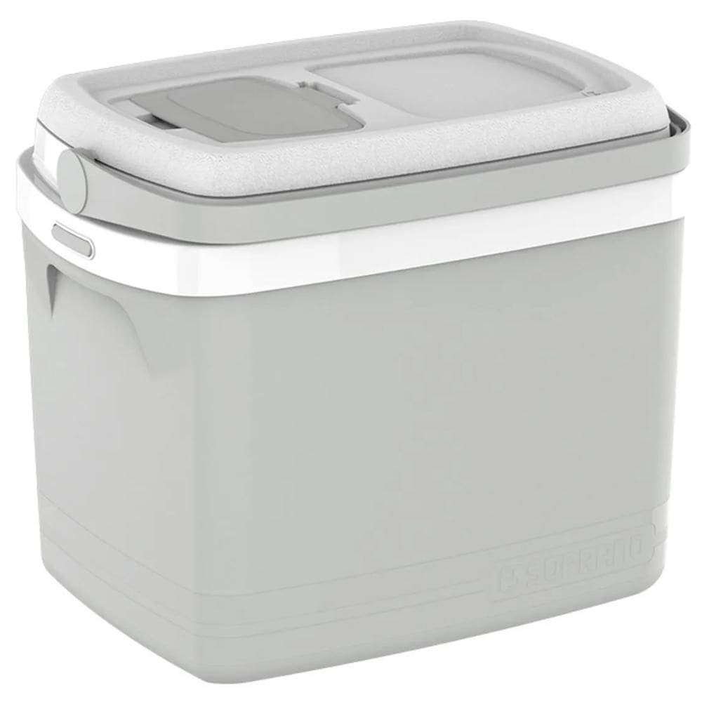 Caixa Térmica Cooler 32l Cinza Tropical Soprano